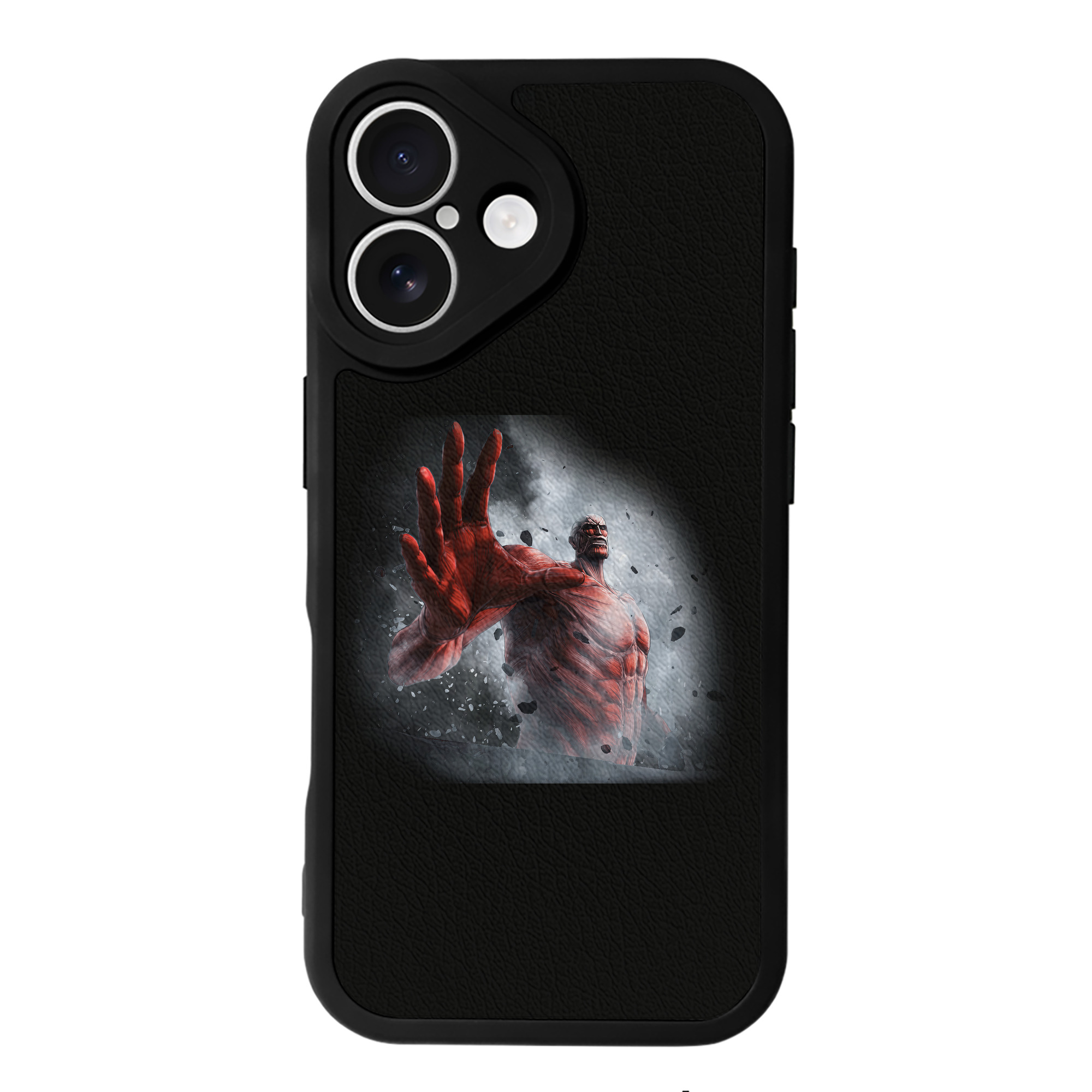 （画像用） 進撃の巨人 Attack on Titan 【iPhone 16シリーズ対応】シリコンスマホケース（レザー調） 材質：シリコン
